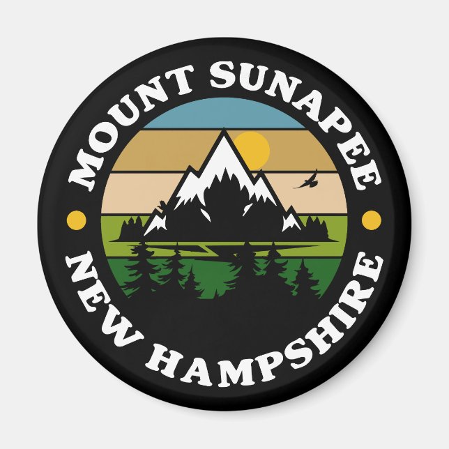 Imán Monte Sunapee, New Hampshire (Frente)