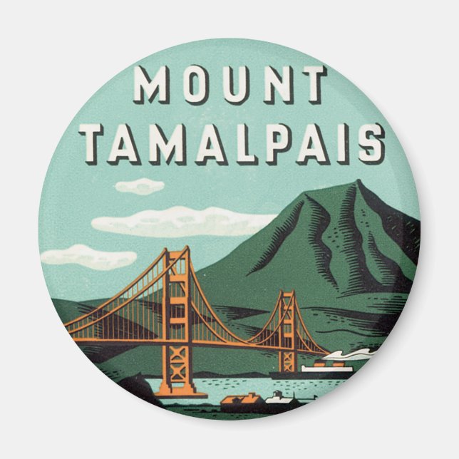 Imán Monte Tamalpais (Frente)