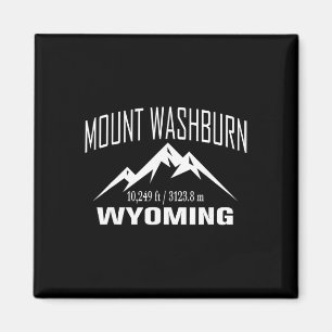 Imán Monte Washburn Wyoming Club de Cumbre de Escalada