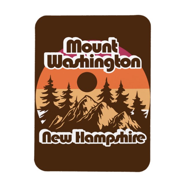 Imán Monte Washington New Hampshire (Vertical)
