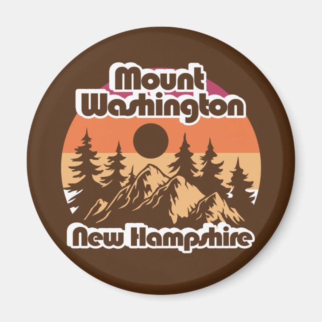 Imán Monte Washington New Hampshire (Frente)