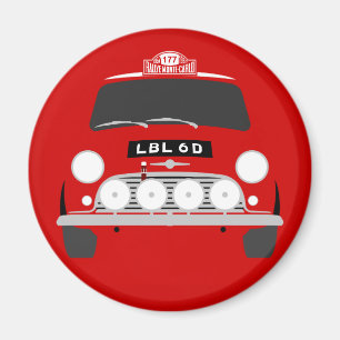 Imán Montecarlo clásico Mini Cooper S