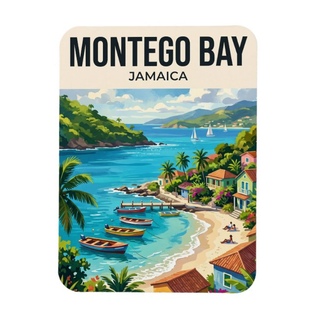 Imán Montego Bay Jamaica (Vertical)