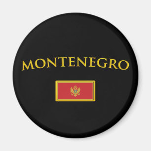Imán Montenegro de oro