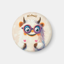 Imán Monter Valentine's Day Heart Badge Kids School