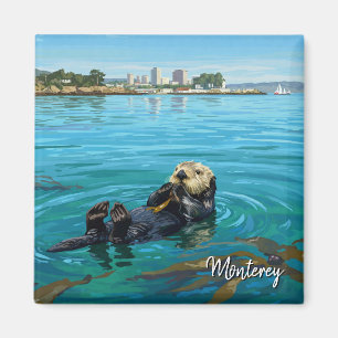 Imán Monterey Bay Sea Otter California Travel