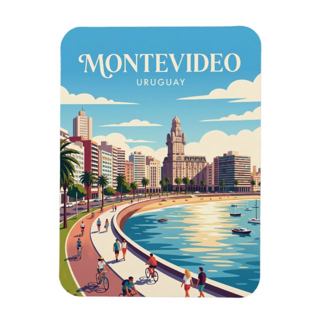 Imán Montevideo Uruguay (Vertical)