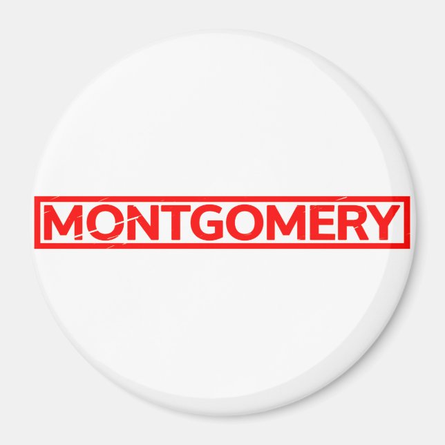 Imán Montgomery Stamp (Frente)