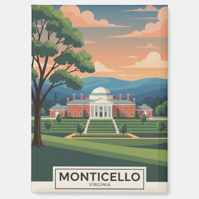 Imán Monticello Magnet (Anverso)