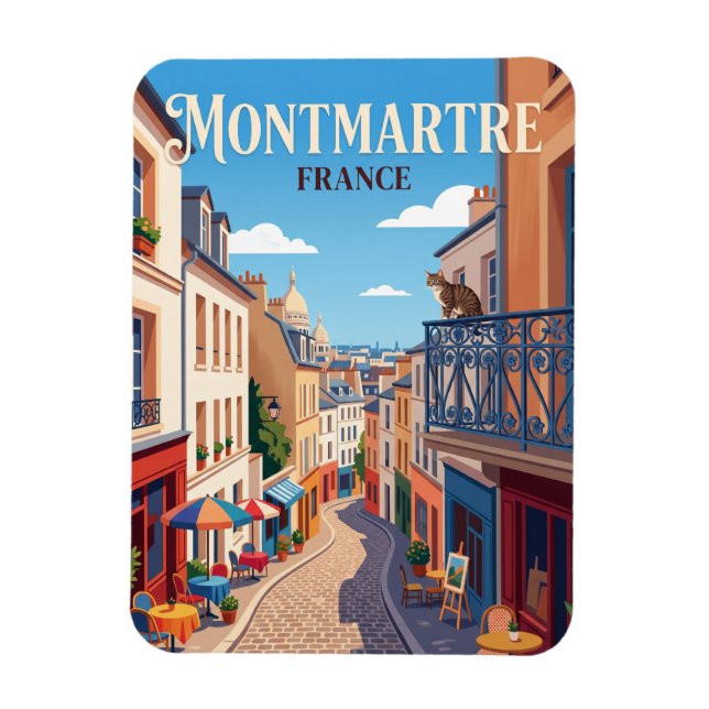 Imán Montmartre Francia (Vertical)