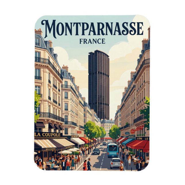 Imán Montparnasse Francia (Vertical)