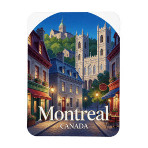Imán Montreal Antigua Arquitectura de Quebec Viajes