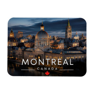 Imán Montreal Canadá Frente Marítimo del Norte Viaje 🌍