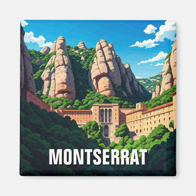 Imán Montserrat España (Frente)