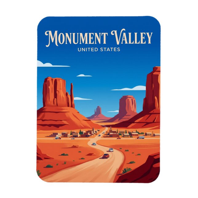 Imán Monument Valley Recorrido Escénico Arizona (Vertical)