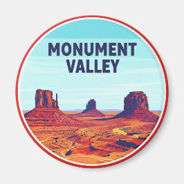 Imán Monument Valley Viaje Nación Navajo Carretera