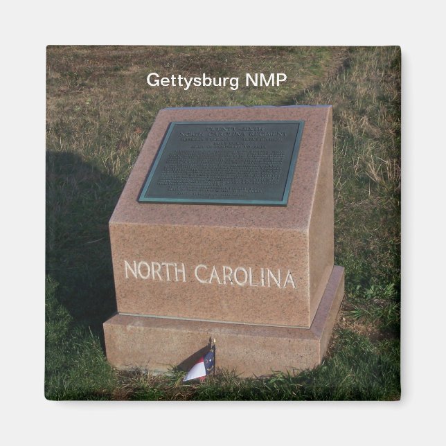 IMÁN MONUMENTO 26 DE CAROLINA DEL NORTE (Frente)
