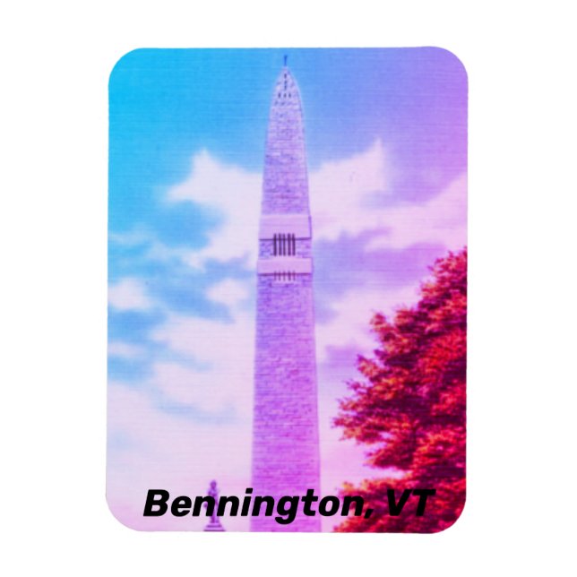 Imán Monumento a Bennington, Old Bennington, Vermont (Vertical)