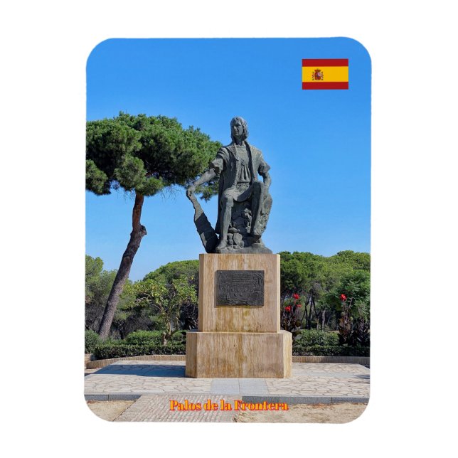 Imán Monumento a Colón, Palos de la Frontera (Vertical)