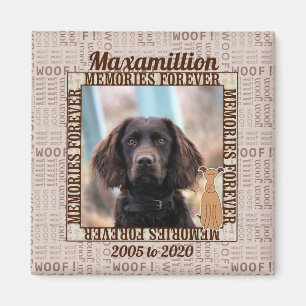 Imán Monumento a la foto del Mascota marrón para el per