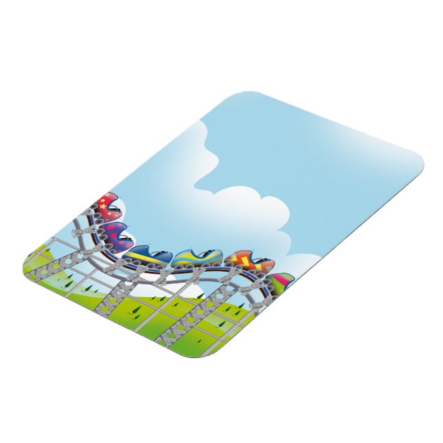 Imán Monumento a la montaña rusa (Lado Izquierdo)