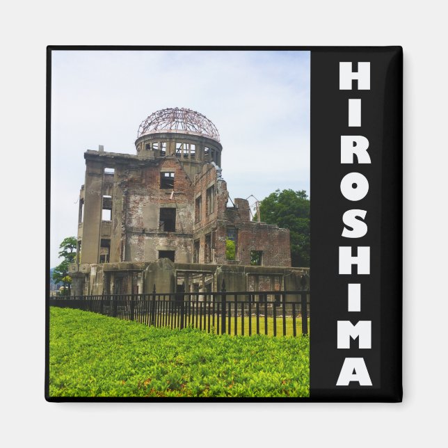 Imán Monumento a la Paz en Hiroshima (Frente)