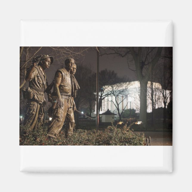 Imán Monumento a los Veteranos de Vietnam (Frente)