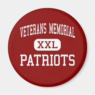 Imán Monumento a los Veteranos - Patriotas - Isla Azul