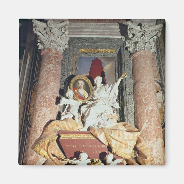 Imán Monumento a María Clementina Sobieska 1739 (Frente)