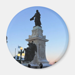 Imán Monumento a Samuel De Champlain, Quebec, Canadá