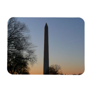 Imán Monumento a Washington al atardecer