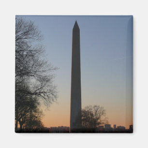 Imán Monumento a Washington al atardecer en DC