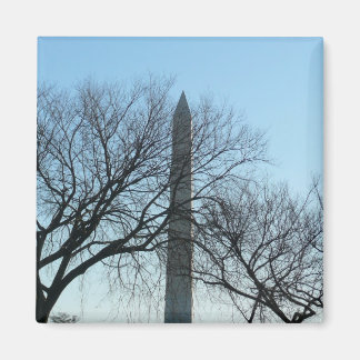 Imán Monumento a Washington en el paisaje invernal I