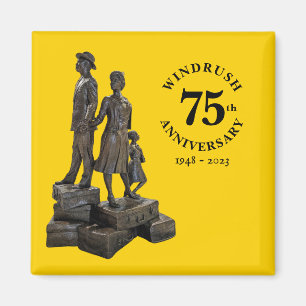 Imán Monumento al 75° Aniversario de Windrush