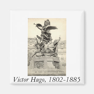 Imán Monumento al vintage de Victor Hugo París Francia