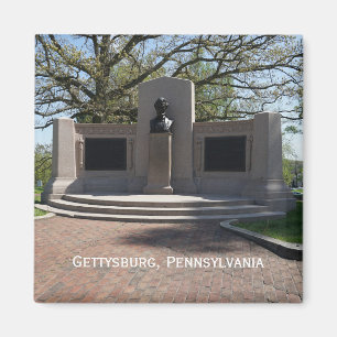 Imán Monumento conmemorativo a la dirección de Lincoln