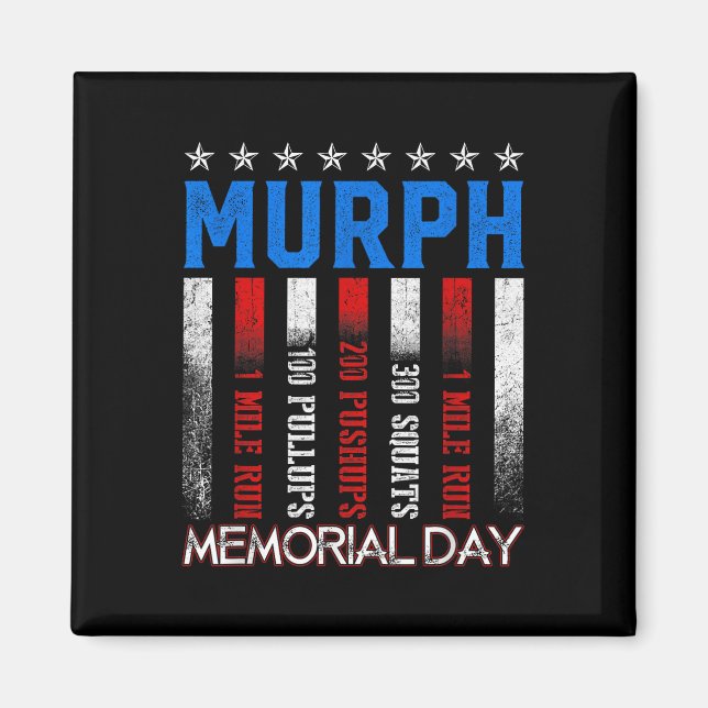 Imán Monumento conmemorativo a Murph, ejercicio de entr (Frente)