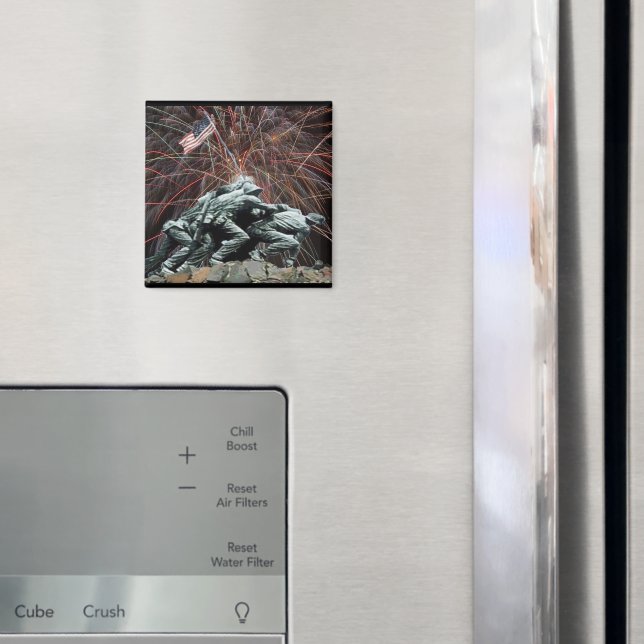 Imán Monumento conmemorativo de la guerra de los marine (In situ (nevera))