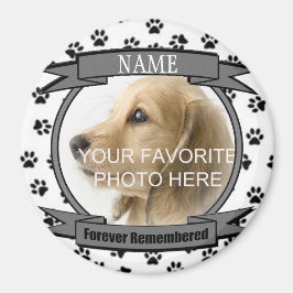 Imán Monumento conmemorativo del perro o el gato record