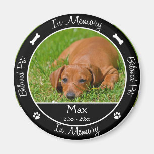 Imán Monumento conmemorativo - Pérdida de perro - Foto