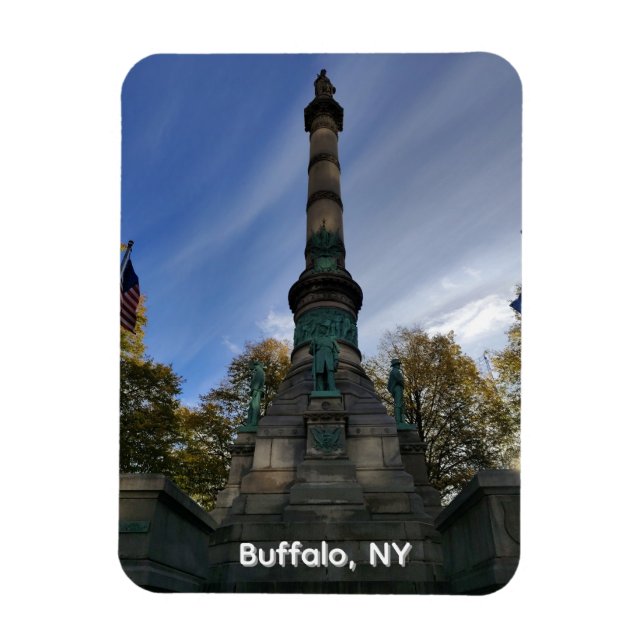 Imán Monumento de Lafayette Square (Vertical)