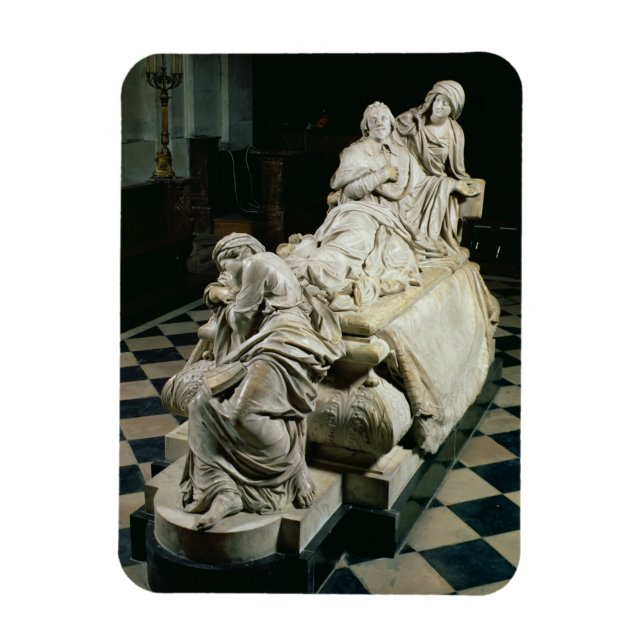 Imán Monumento funerario a Armand-Jean du Plessis, Card (Vertical)