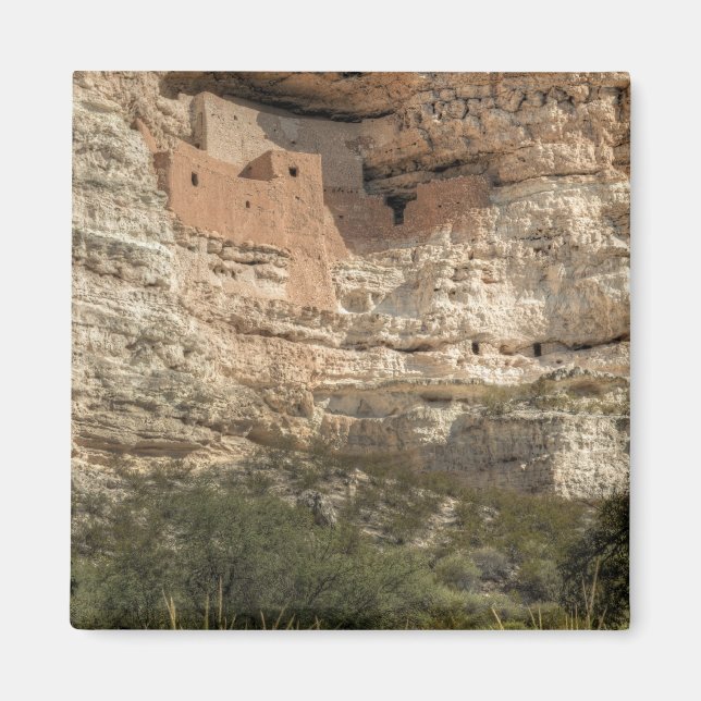 Imán Monumento Nacional al Castillo de Montezuma, Arizo (Frente)