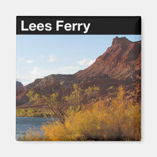 Imán Monumento nacional al ferry de Lees (Frente)