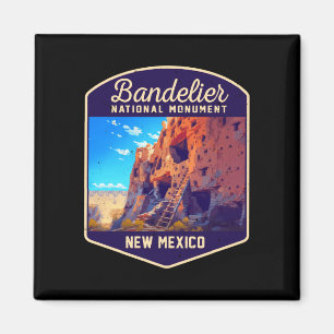 Imán monumento nacional Bandelier Nuevo México senderis