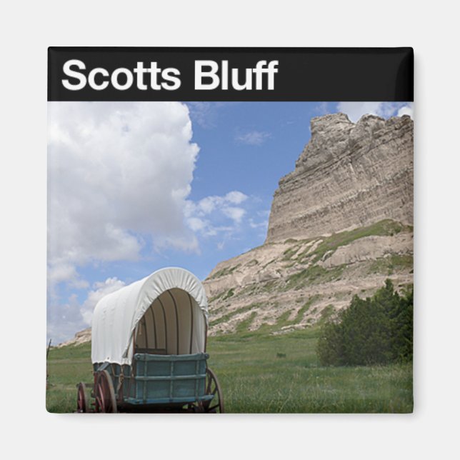 Imán Monumento Nacional Bluff de Escocia (Frente)