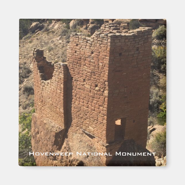 Imán Monumento Nacional de Hovenweep (Frente)