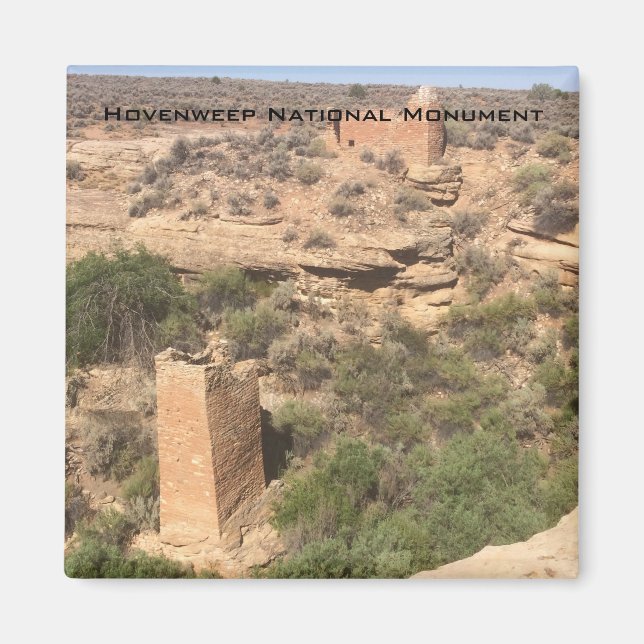 Imán Monumento Nacional de Hovenweep (Frente)