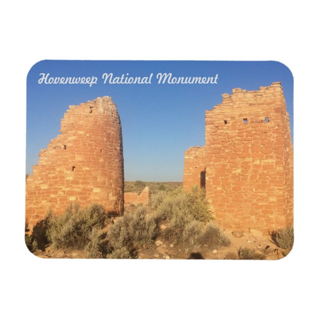 Imán Monumento Nacional de Hovenweep (Horizontal)