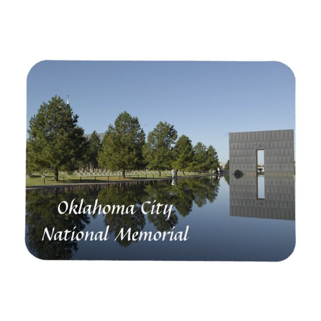 Imán Monumento Nacional de la Ciudad de Oklahoma, Oklah (Horizontal)